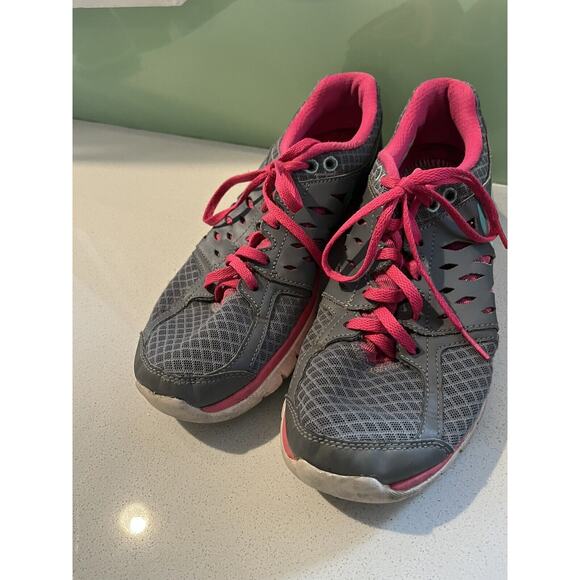 Nike Flex Run Athletic Running Shoes Gray Women's Size US 7.5 - 580440-036 - Picture 4 of 7